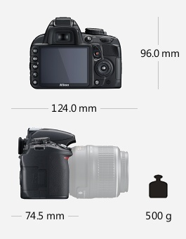 Parametry zrcadlovky Nikon D3100